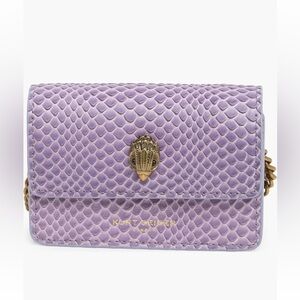 Kurt Geiger Purple Mini Shoreditch Bag